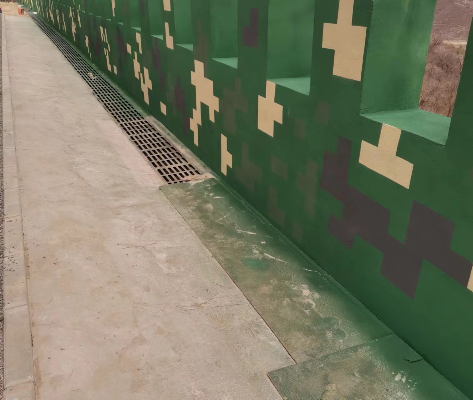 甘孜围墙迷彩喷涂,数迷彩漆