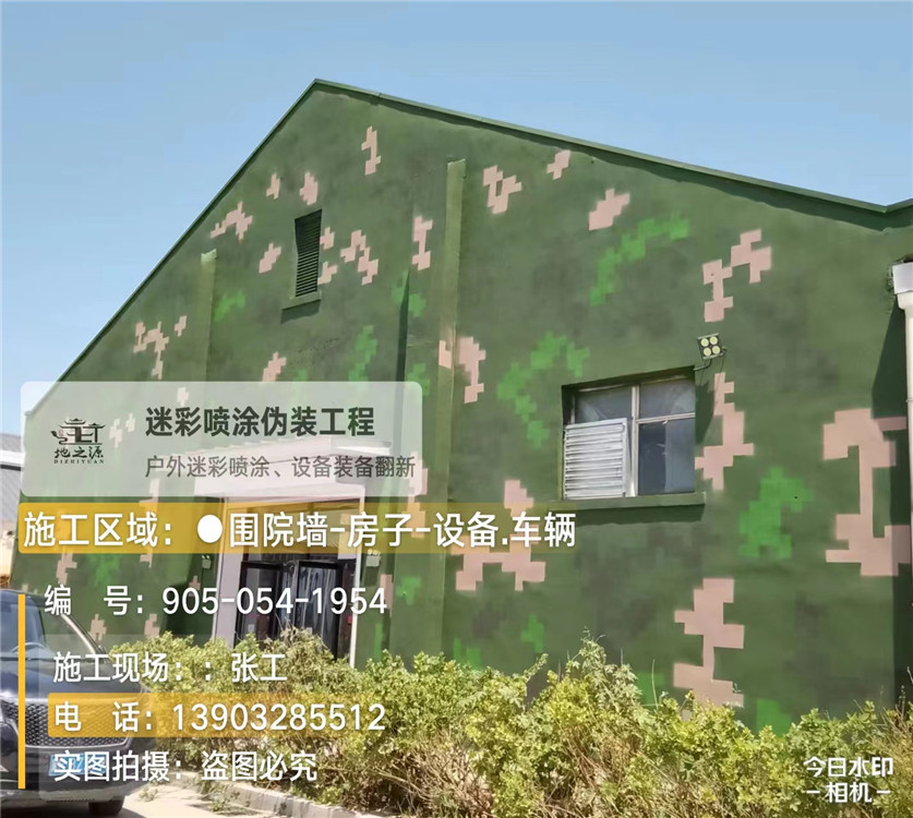 甘孜外墙数码迷彩漆施工报价清单（100㎡标准墙面测算）